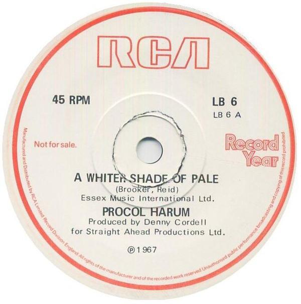 Procol Harum, Noel Edmonds - A Whiter Shade Of Pale / Noel Edmonds Introduces Record Year And 'The Day They Remembered'