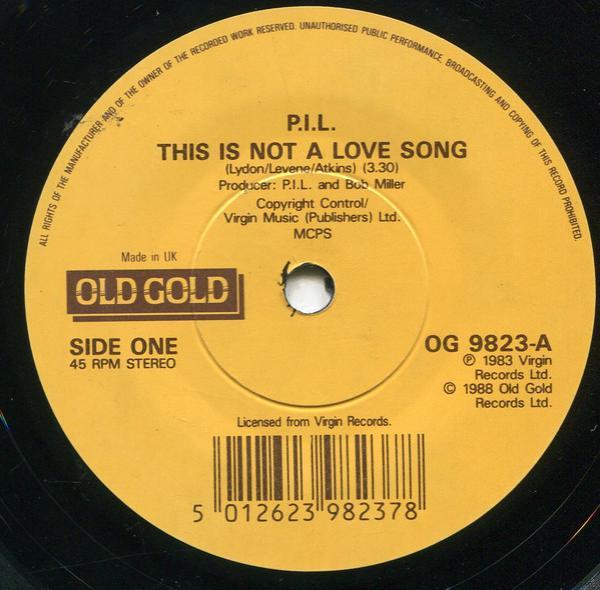 Public Image Limited - This Is Not A Love Song