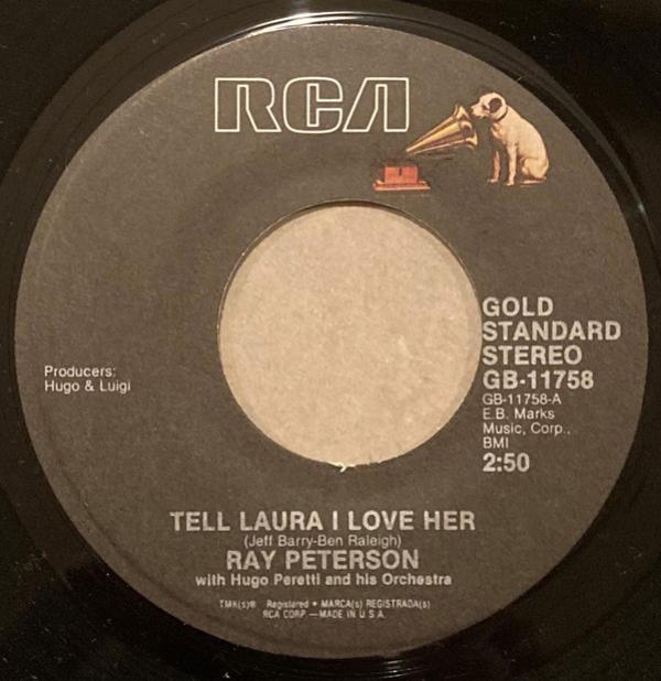 Ray Peterson - Tell Laura I Love Her / The Wonder Of You
