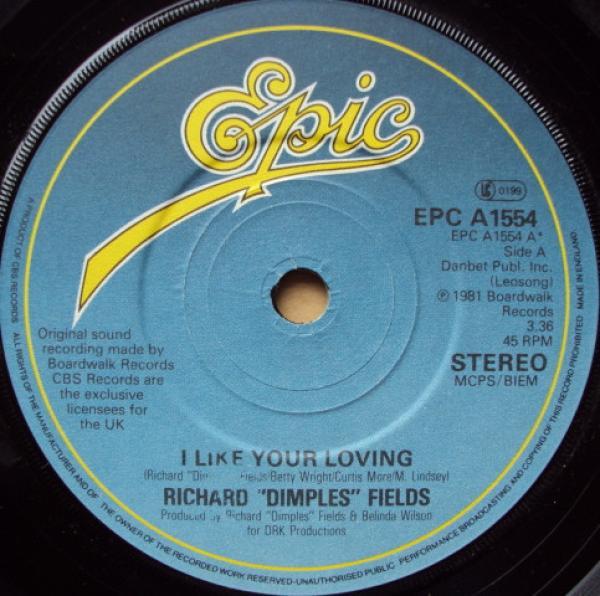 Richard 'Dimples' Fields - I Like Your Loving