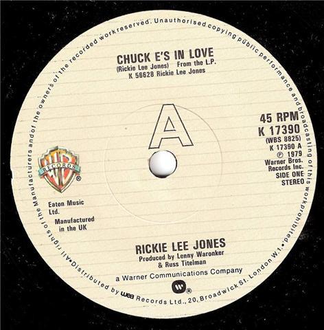 Rickie Lee Jones - Chuck E.'s In Love