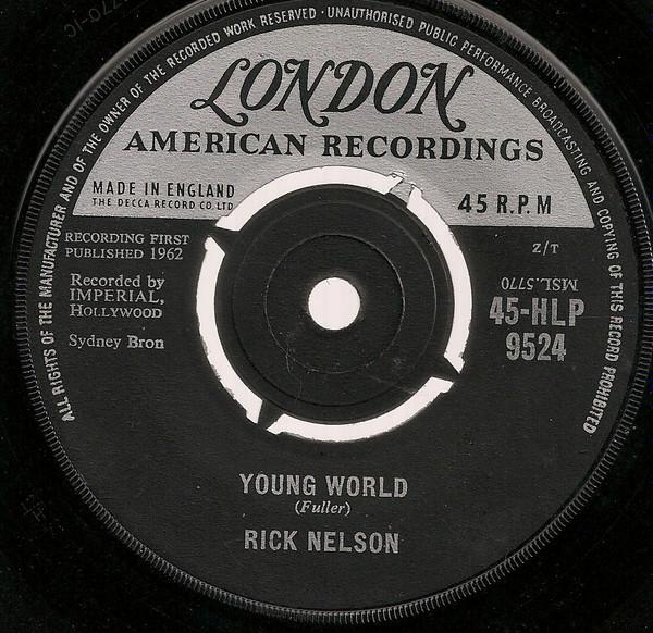Ricky Nelson (2) - Young World / Summertime