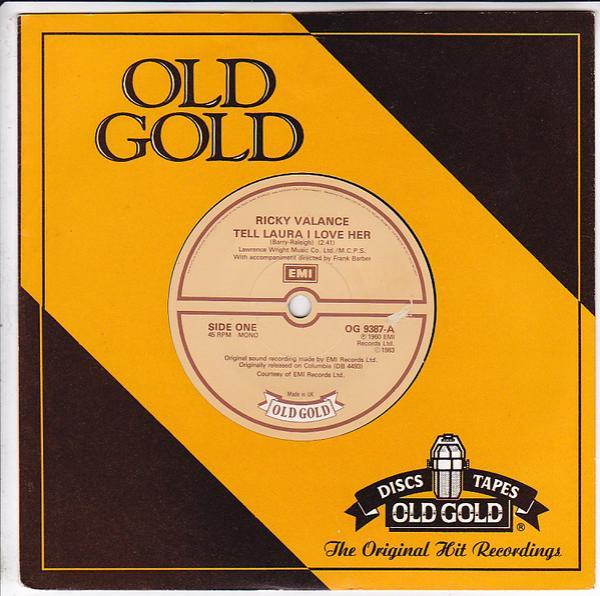 Ricky Valance, Bobby Angelo - Tell Laura I Love Her / Baby Sittin'