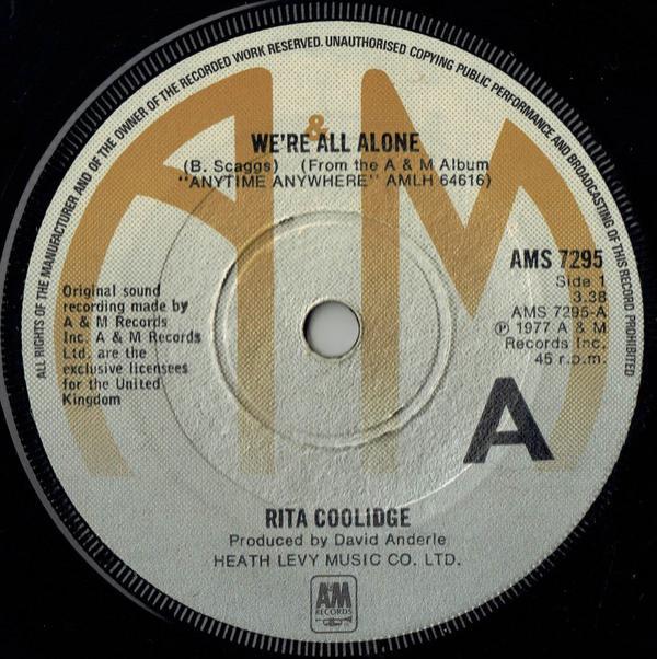 Rita Coolidge - We're All Alone
