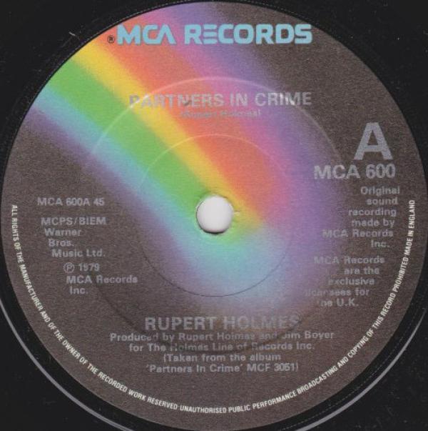 Rupert Holmes - Partners In Crime
