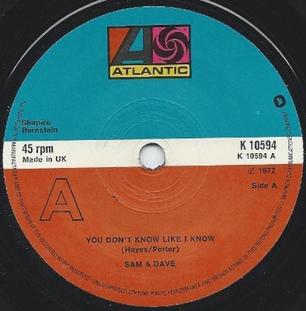 Sam & Dave - You Don't Know Like I Know