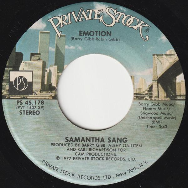 Samantha Sang - Emotion