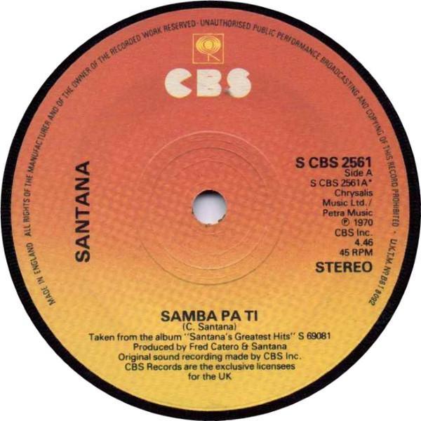 Santana - Samba Pa Ti / Incident At Neshabur