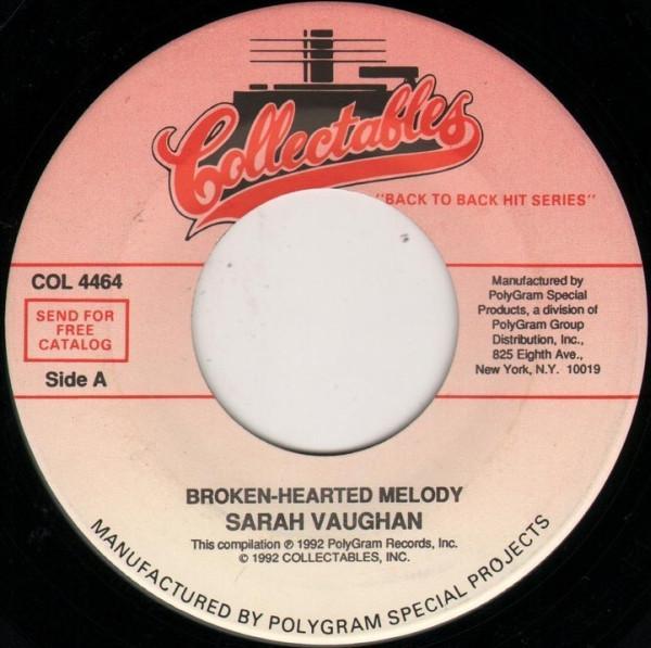Sarah Vaughan, Dinah Washington - Broken-Hearted Melody / Unforgettable