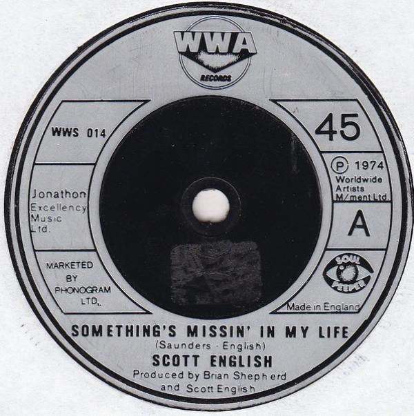 Scott English - Something's Missin' In My Life