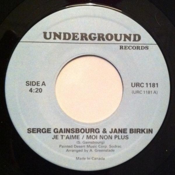 Serge Gainsbourg, Jane Birkin, Barry Darvell - Je T'aime Moi Non Plus / How Will It End?