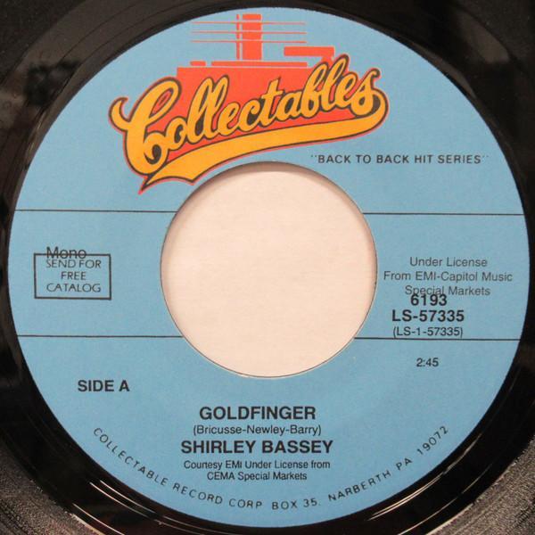 Shirley Bassey, Kim Carnes - Goldfinger / Bette Davis Eyes