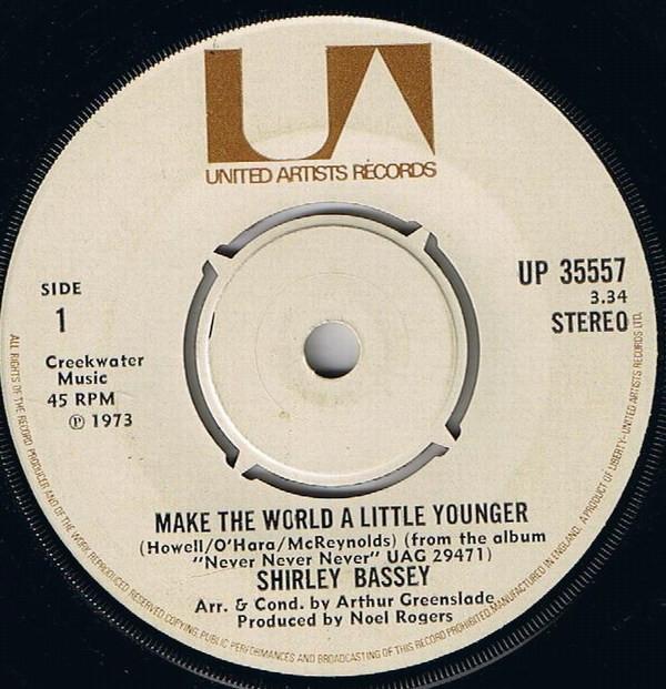 Shirley Bassey - Make The World A Little Younger