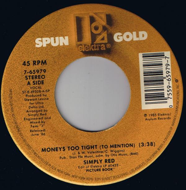 Simply Red - Money's Too Tight To Mention / Holding Back The Years