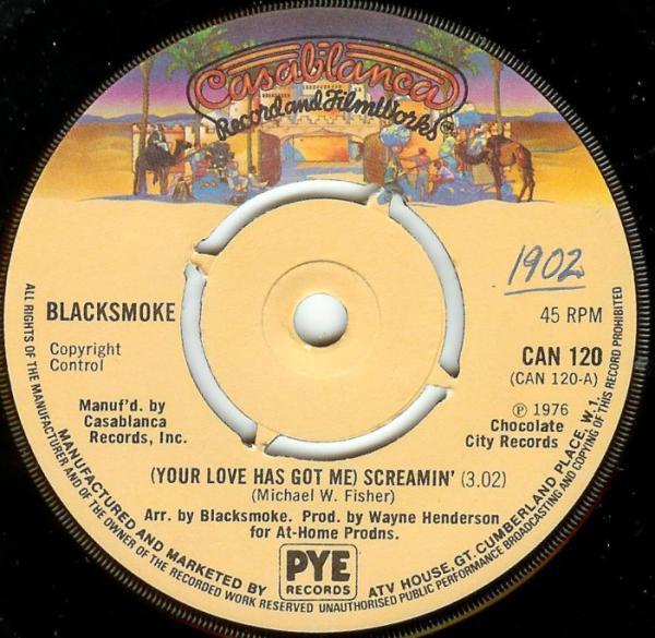 Smoke  - (Your Love Has Got Me) Screamin'