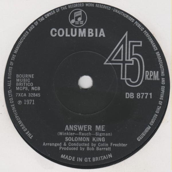 Solomon King - Answer Me
