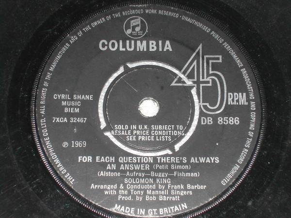 Solomon King - For Each Question There's Always An Answer