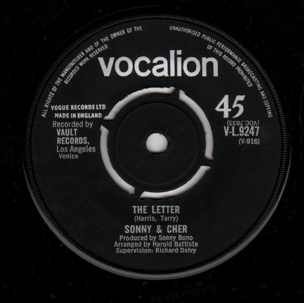 Sonny & Cher - The Letter