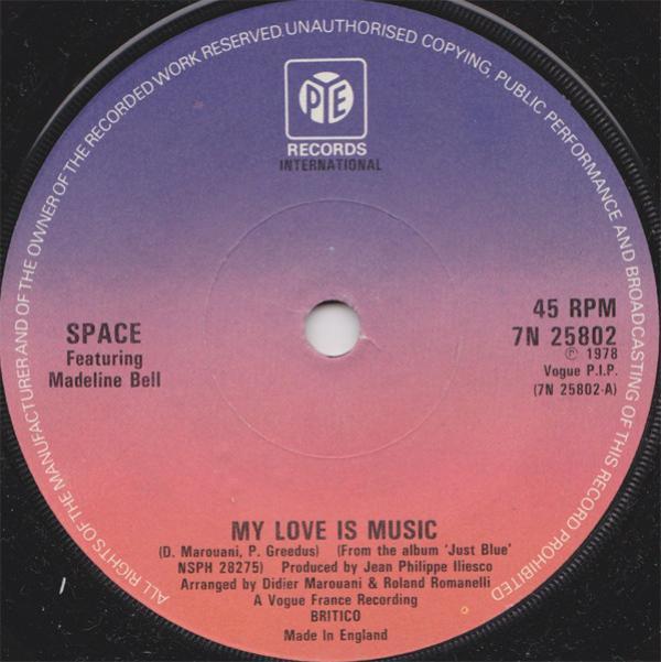 Space - My Love Is Music