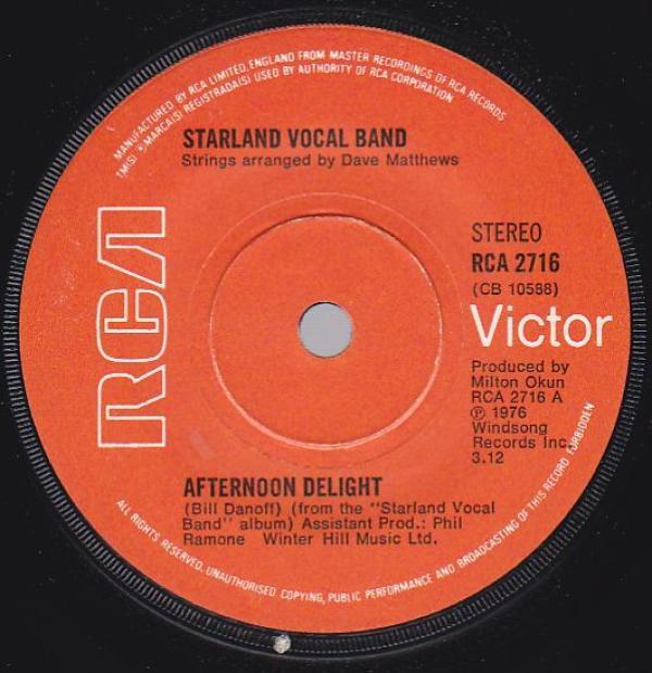 Starland Vocal Band - Afternoon Delight