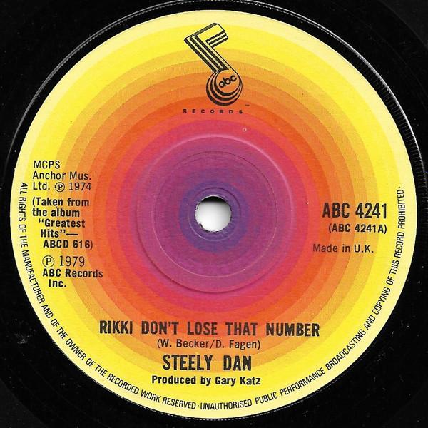 Steely Dan - Rikki Don't Lose That Number