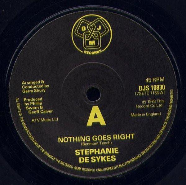 Stephanie De-Sykes - Nothing Goes Right