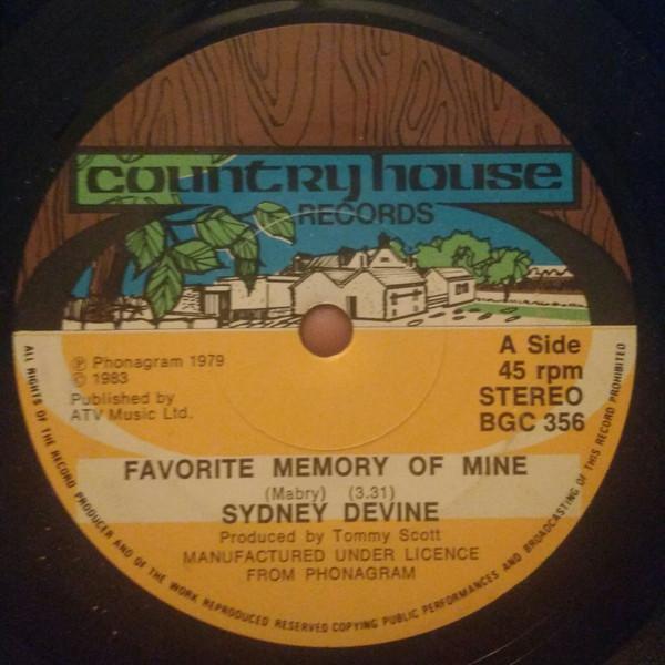 Sydney Devine - Favorite Memory Of Mine