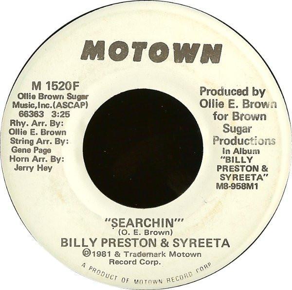Syreeta, Billy Preston - Searchin'