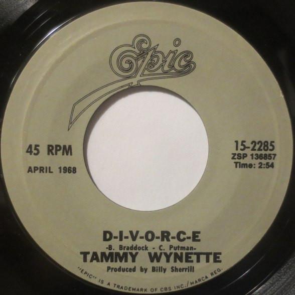 Tammy Wynette - ‎D-I-V-O-R-C-E / Singing My Song
