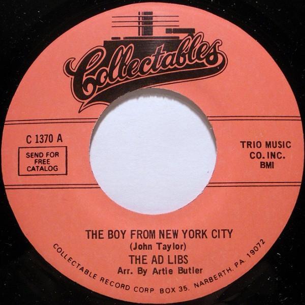 The Ad Libs, The Trade Winds - The Boy From New York City / New York's A Lonely Town