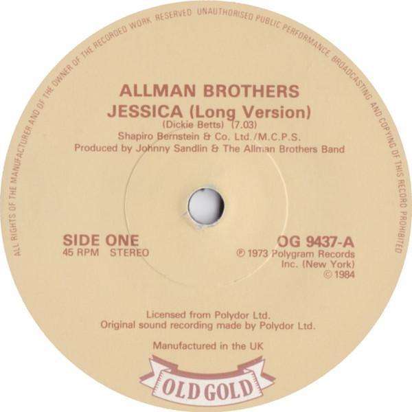 The Allman Brothers Band - Jessica (Long Version)/Ramblin' Man