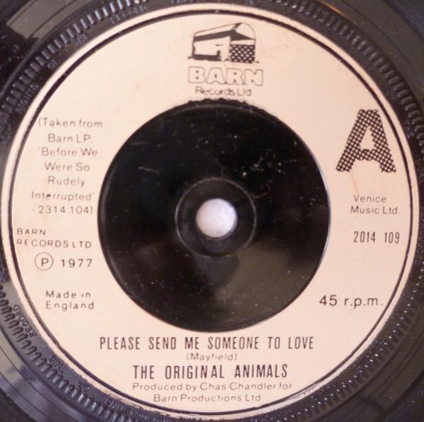 The Animals - Please Send Me Someone To Love