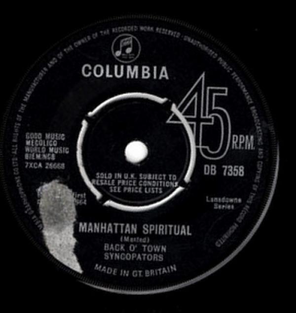 The Back O' Town Syncopators - Manhattan Spiritual