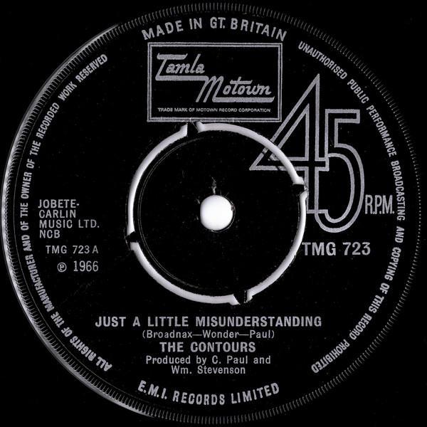 The Contours - Just A Little Misunderstanding