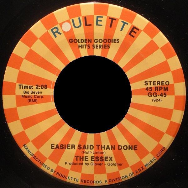 The Essex - Easier Said Than Done / A Walkin' Miracle