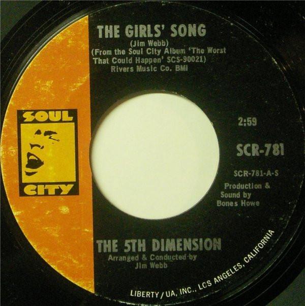 The Fifth Dimension - The Girls' Song / It'll Never Be The Same Again