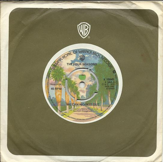 The Four Seasons - We Can Work It Out