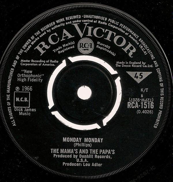 The Mamas & The Papas - Monday, Monday / Got A Feelin'
