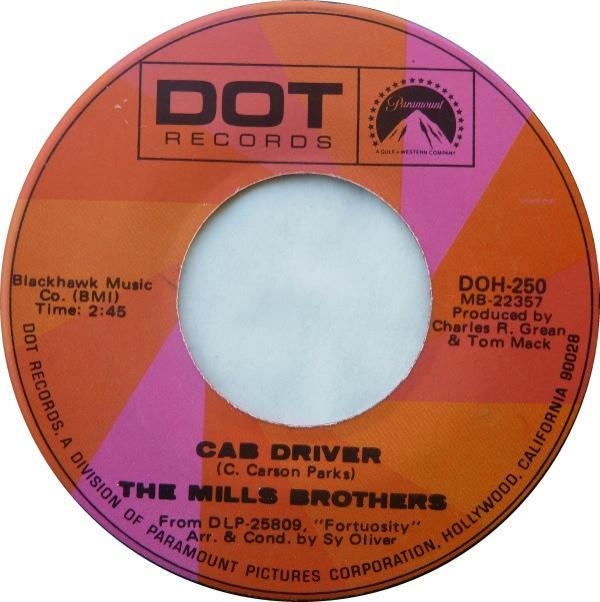 The Mills Brothers - Cab Driver / My Shy Violet