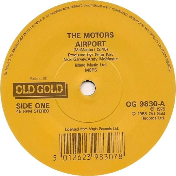 The Motors - Airport / Forget About You