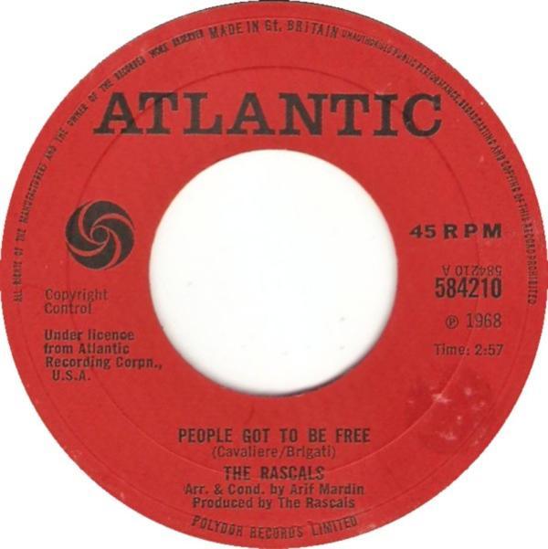 The Rascals - People Got To Be Free / My World