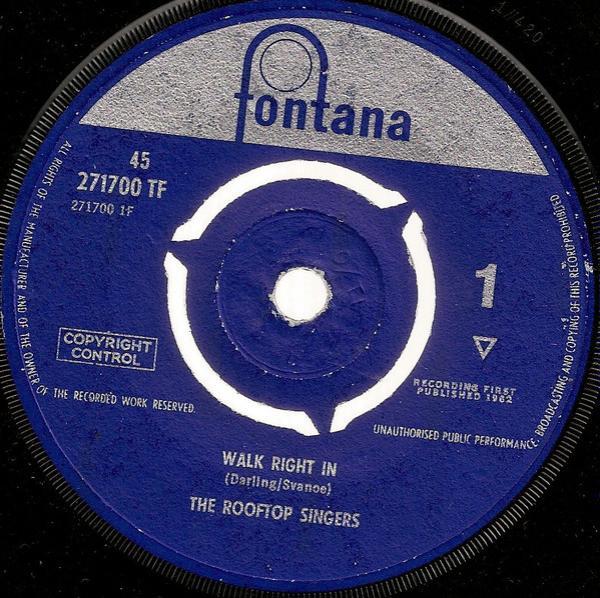 The Rooftop Singers - Walk Right In