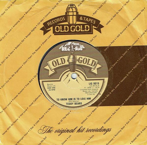 The Teddy Bears, Jody Reynolds - To Know Him Is To Love Him / Endless Sleep