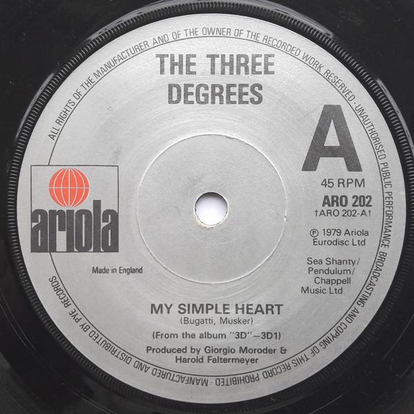The Three Degrees - My Simple Heart