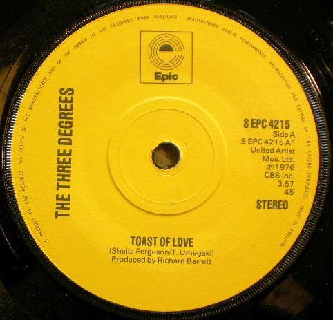 The Three Degrees - Toast Of Love