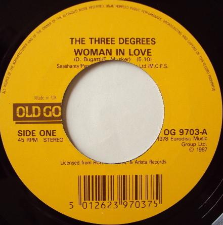 The Three Degrees - Woman In Love / The Runner