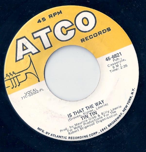 Tin Tin  - Is That The Way / Swans On The Canal