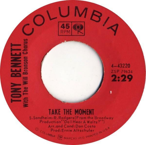 Tony Bennett - If I Ruled The World / Take The Moment