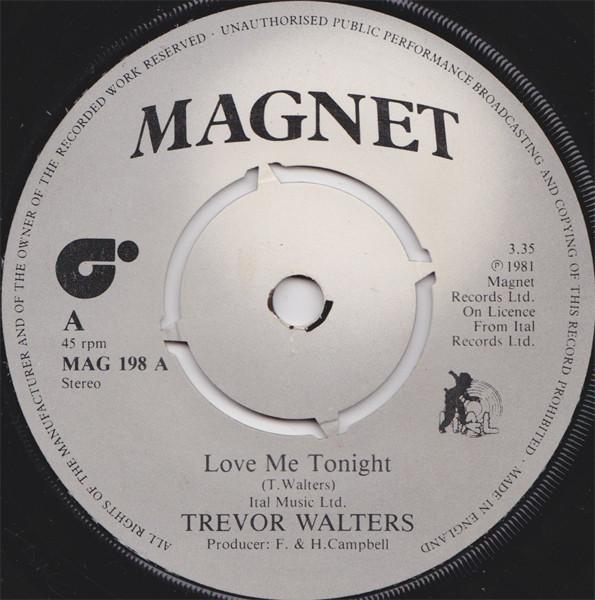 Trevor Walters, Ital Full Star - Love Me Tonight / Dub Me Tonight