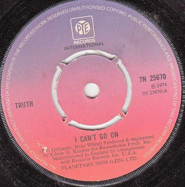 Truth (4) - I Can't Go On